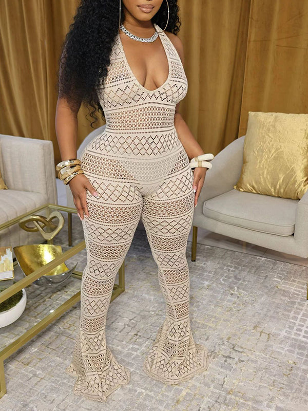 Lace Halter Jumpsuit