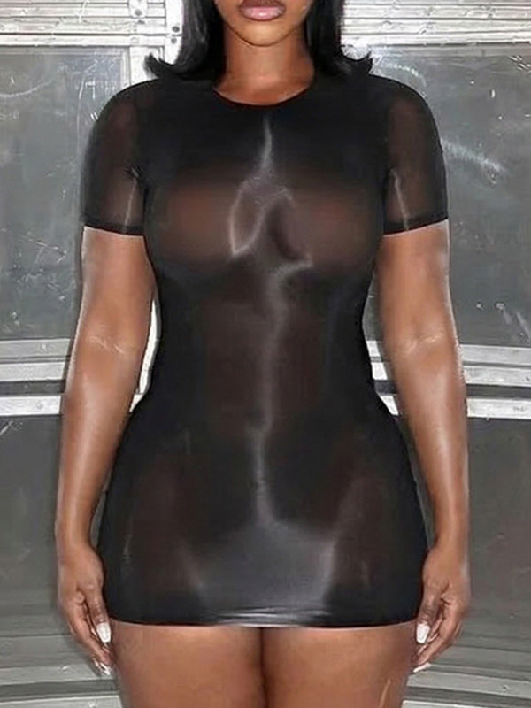 Sheer Bodycon Dress