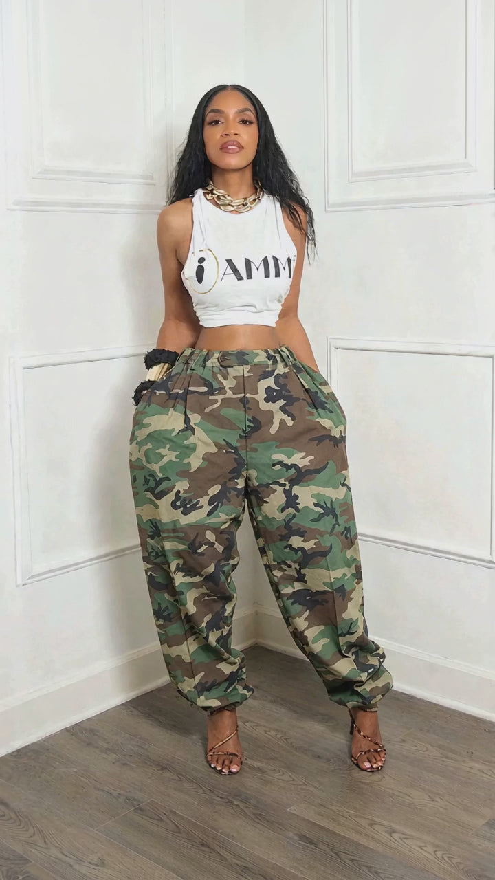 Camo Jogger Pants