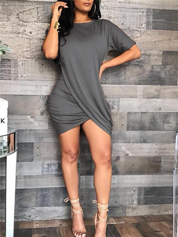 Motionkiller Basic Tulip Mini Dress