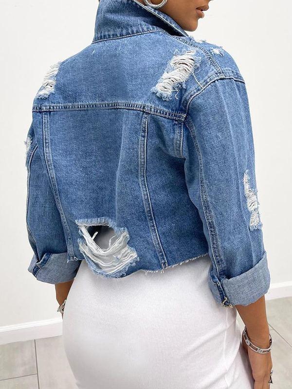 Motionkiller Distressed Denim Jacket