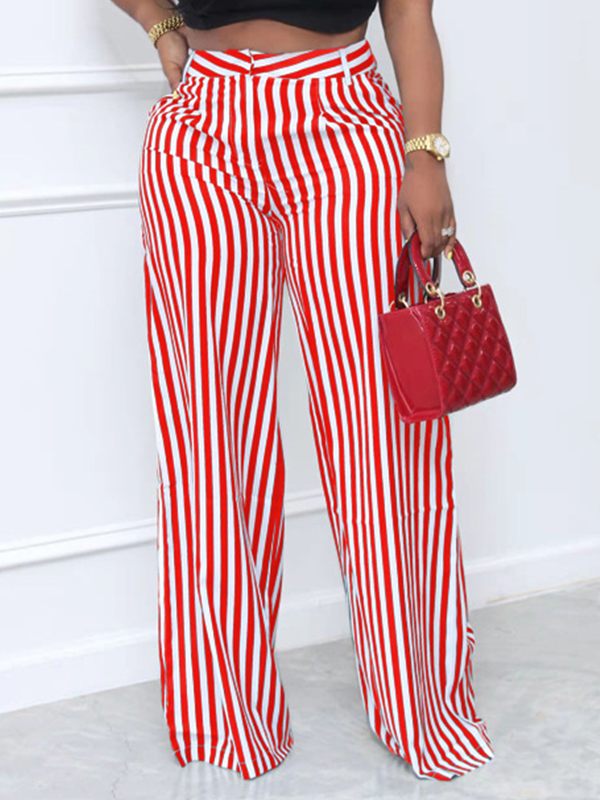 Motionkiller Stripe Wide-Leg Pants