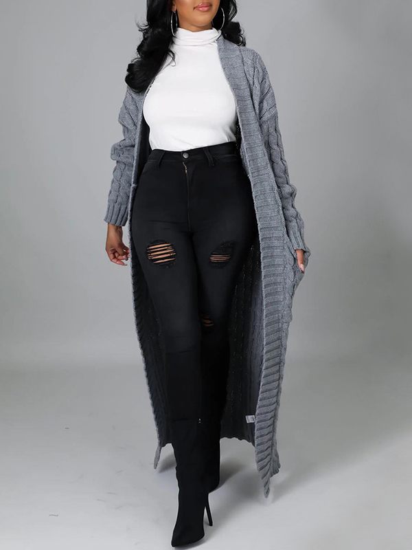 Motionkiller Open-Front Cardigan with Pockets
