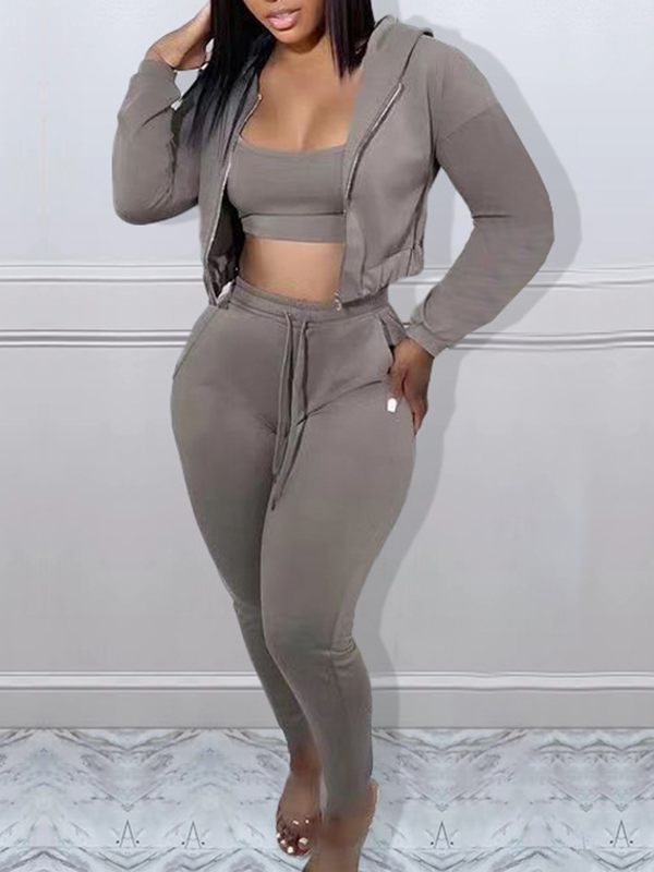 Motionkiller Solid Three-Piece Sweatsuit