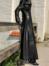 Load image into Gallery viewer, Faux Leather Long Jacket