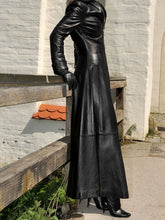 Load image into Gallery viewer, Faux Leather Long Jacket--Clearance