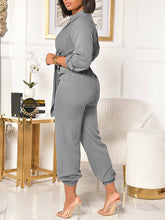 Load image into Gallery viewer, Solid Draped Jumpsuit--Shipped on Mar 10th