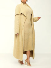Load image into Gallery viewer, Fuzzy Cardigan &amp; Dress Set--Clearance