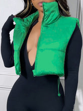 Load image into Gallery viewer, Zip-Front Puffer Vest