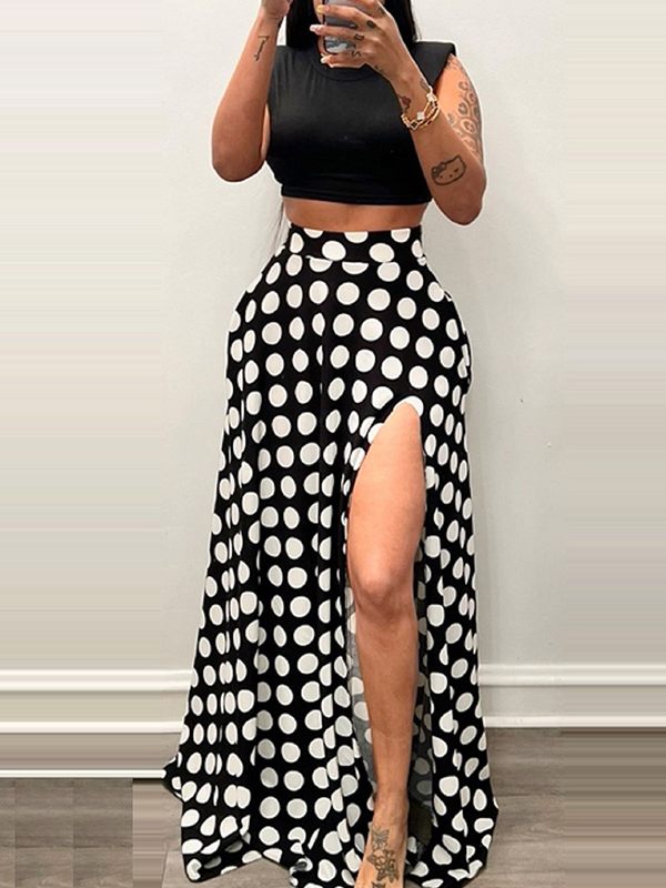 Motionkiller Dot Slit Skirt