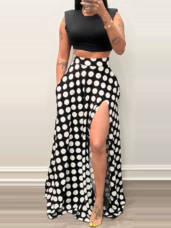 Motionkiller Dot Slit Skirt