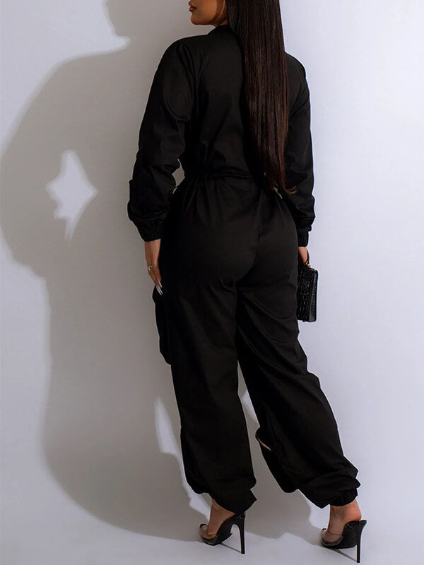 Motionkiller Zip-Front Cargo Jumpsuit