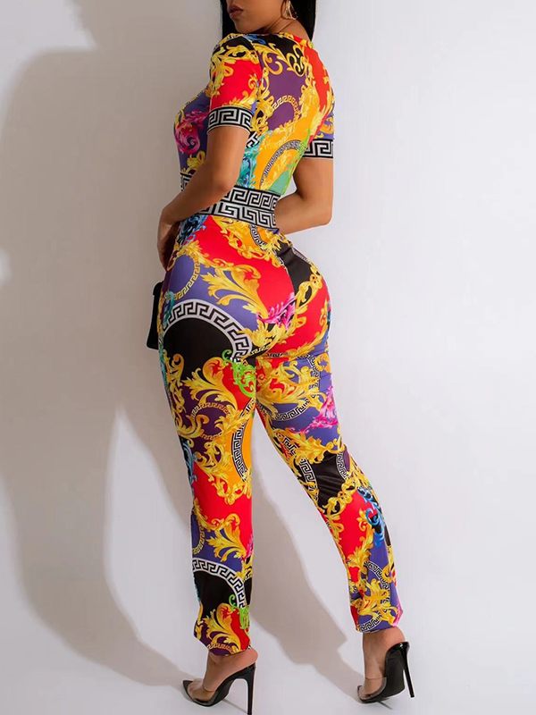 Motionkiller Printed Tee & Pants Set