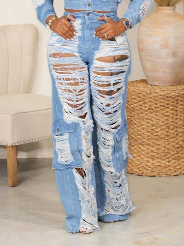 Motionkiller Ripped Cargo Jeans