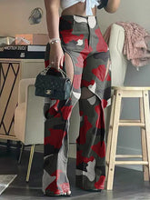 Load image into Gallery viewer, Camo Cutout Pants