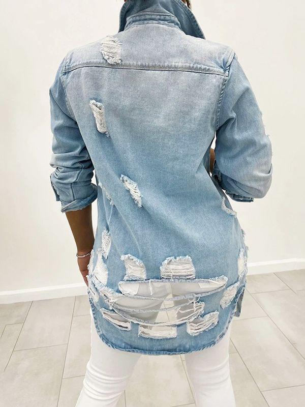 Motionkiller Distressed Denim Jacket