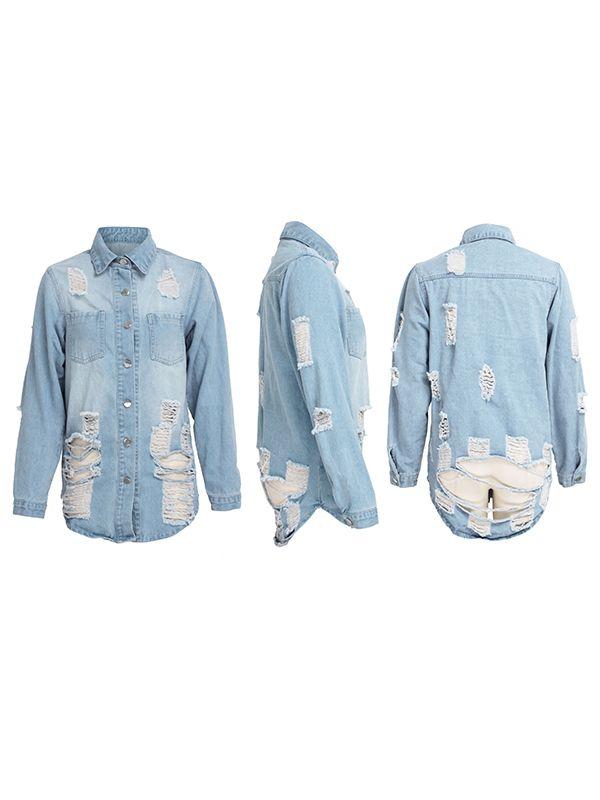 Motionkiller Distressed Denim Jacket