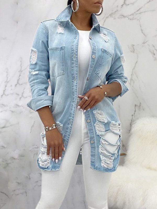 Motionkiller Distressed Denim Jacket