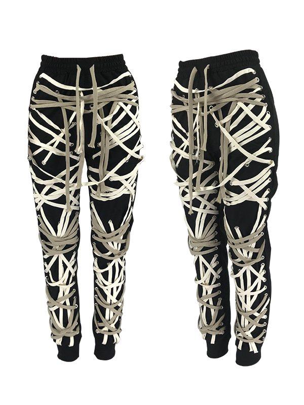 Lace-Up Jogger Pants