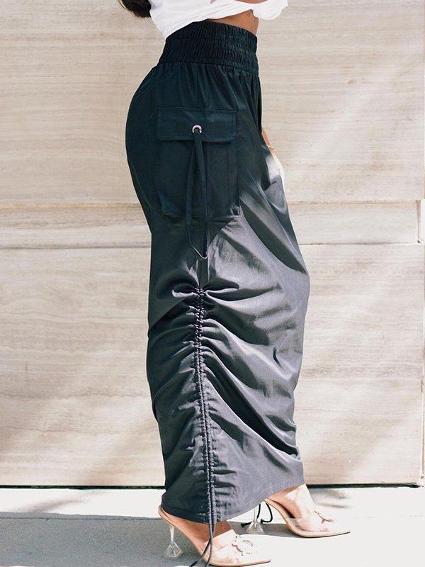 Motionkiller High-Waist Drawstring Skirt