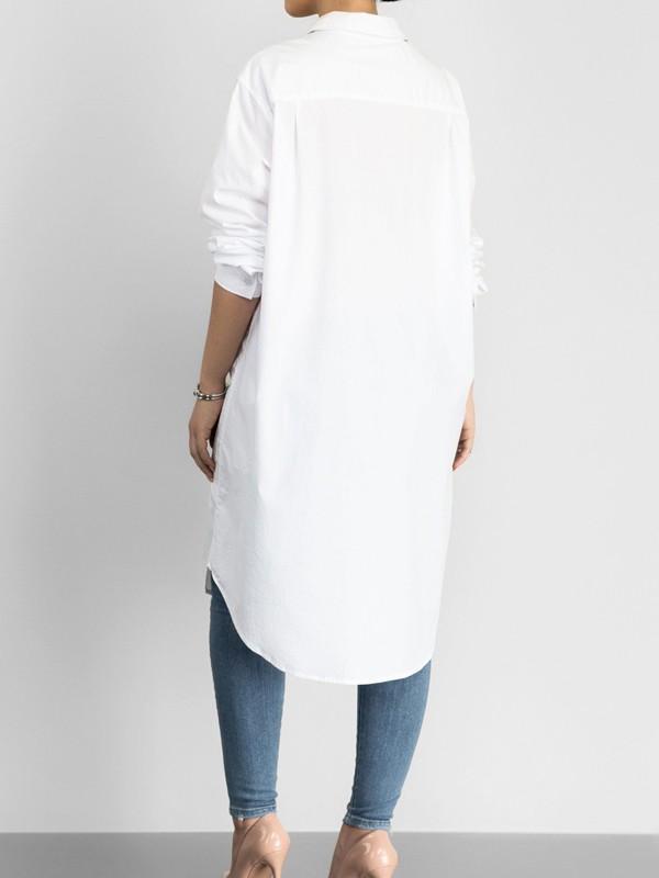 Tops - Solid Loose Classic Shirt